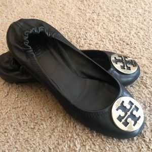 Tory Burch black leather size 7.5